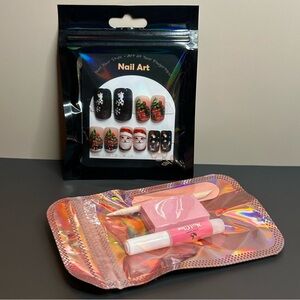 29 Piece Nail Art Set Christmas Winter Santa Theme